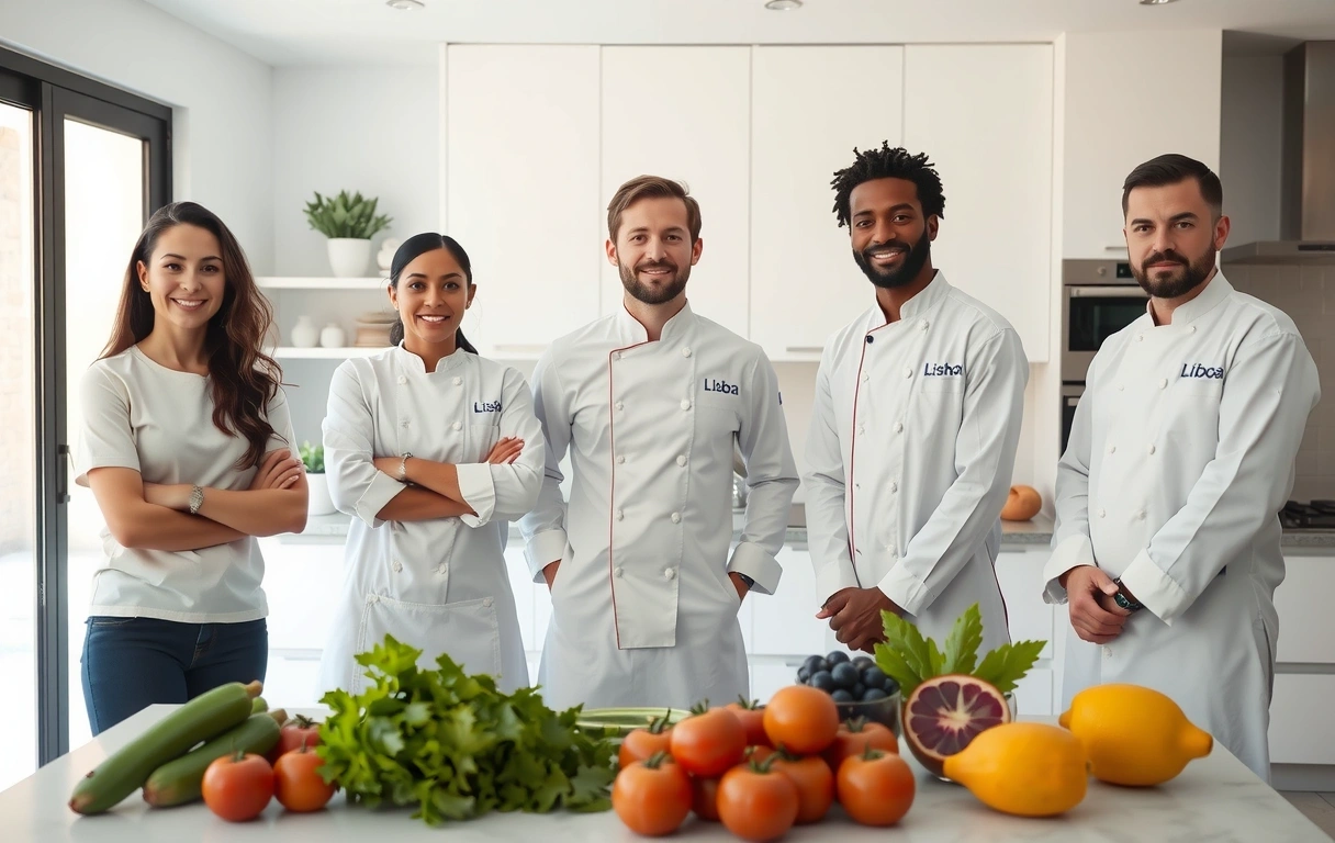 A equipa da Cozinha Cursada